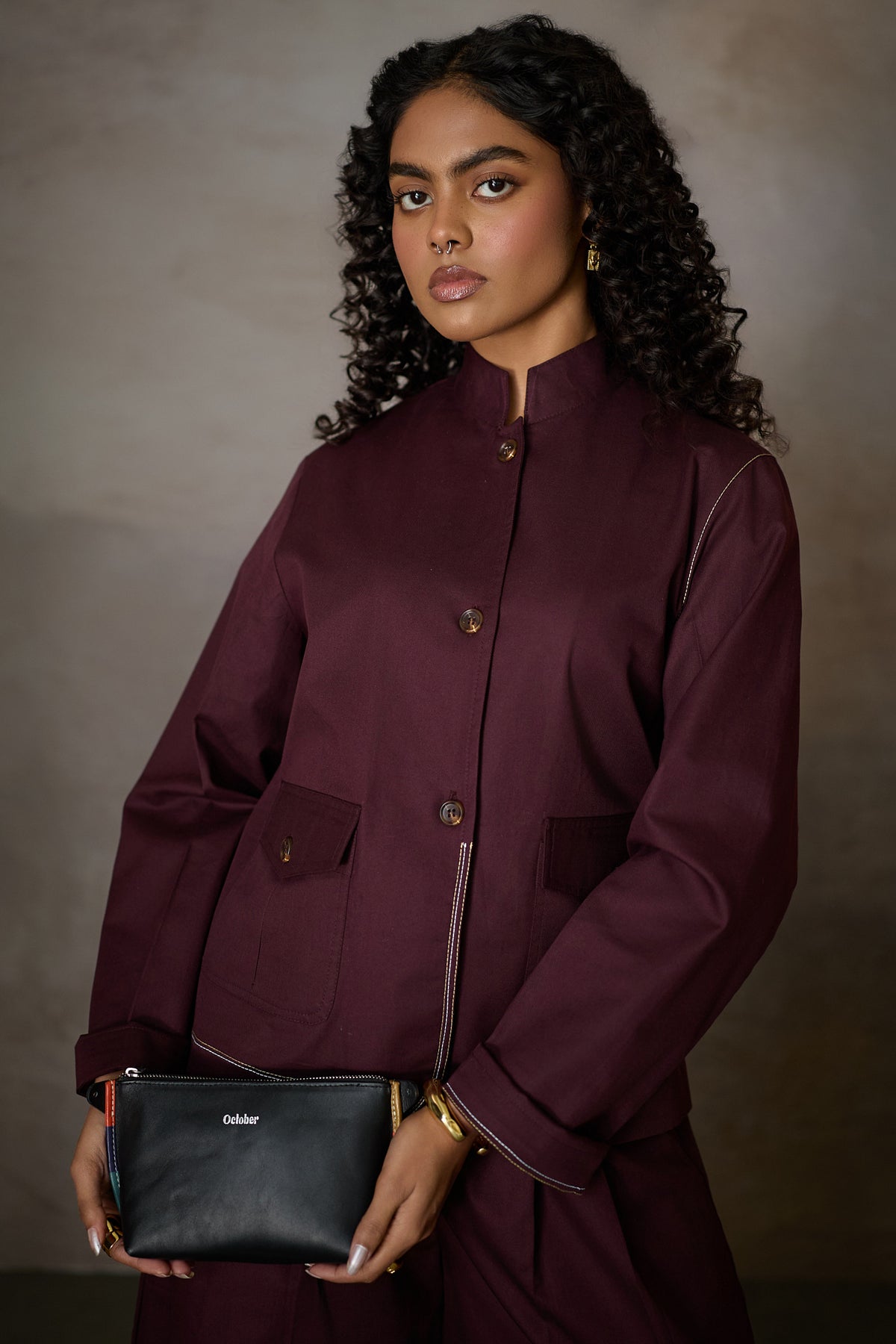 ASAI BLAZER -MERLOT