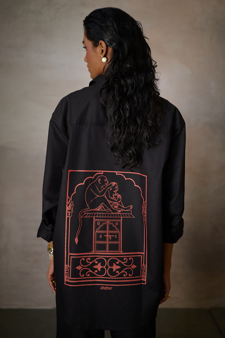 JAIPUR WEEKEND SHIRT-BLACK