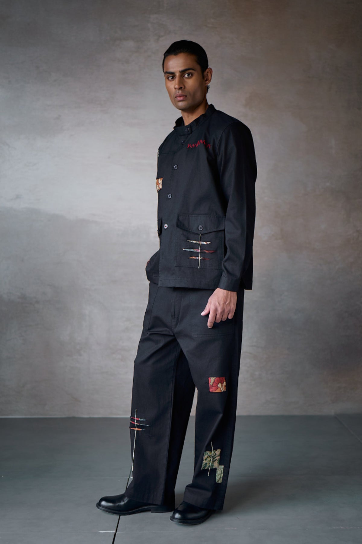 JENAB SHACKET SET-BLACK (SET OF2)