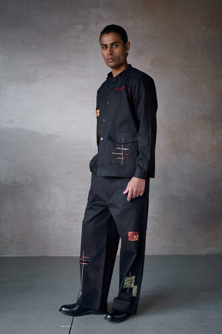 JENAB SHACKET SET-BLACK (SET OF2)