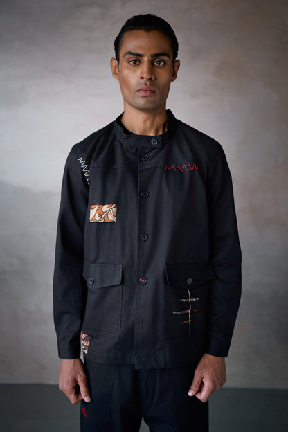 JENAB SHACKET SET-BLACK (SET OF2)