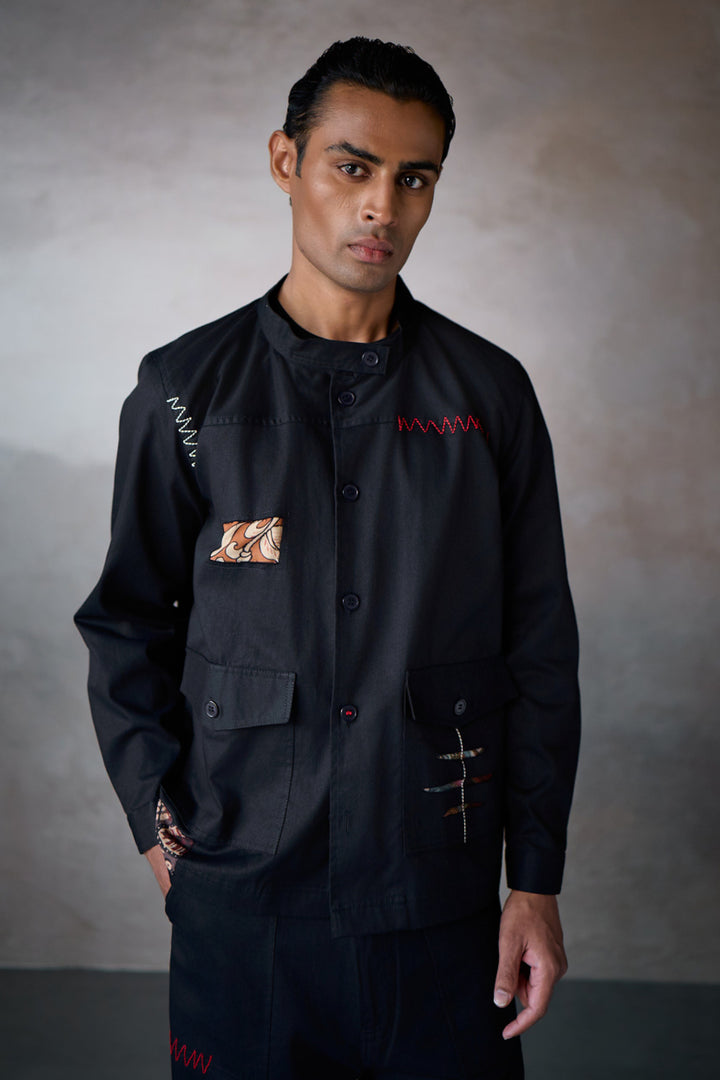 JENAB SHACKET SET-BLACK (SET OF2)