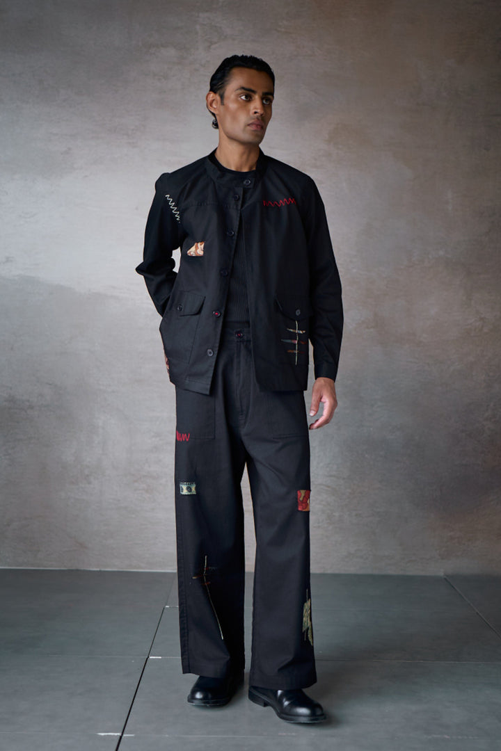 JENAB SHACKET SET-BLACK (SET OF2)