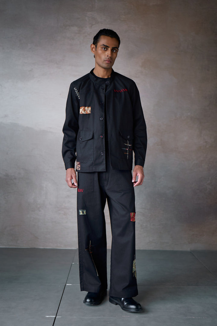 JENAB SHACKET SET-BLACK (SET OF2)