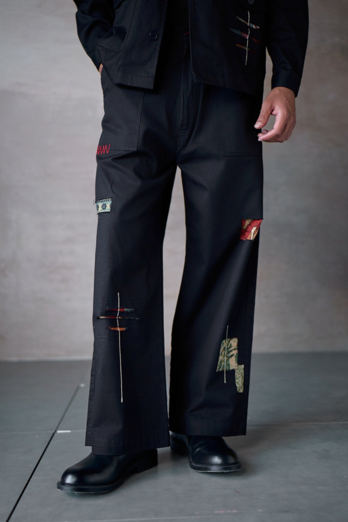 JENAB SHACKET SET-BLACK (SET OF2)