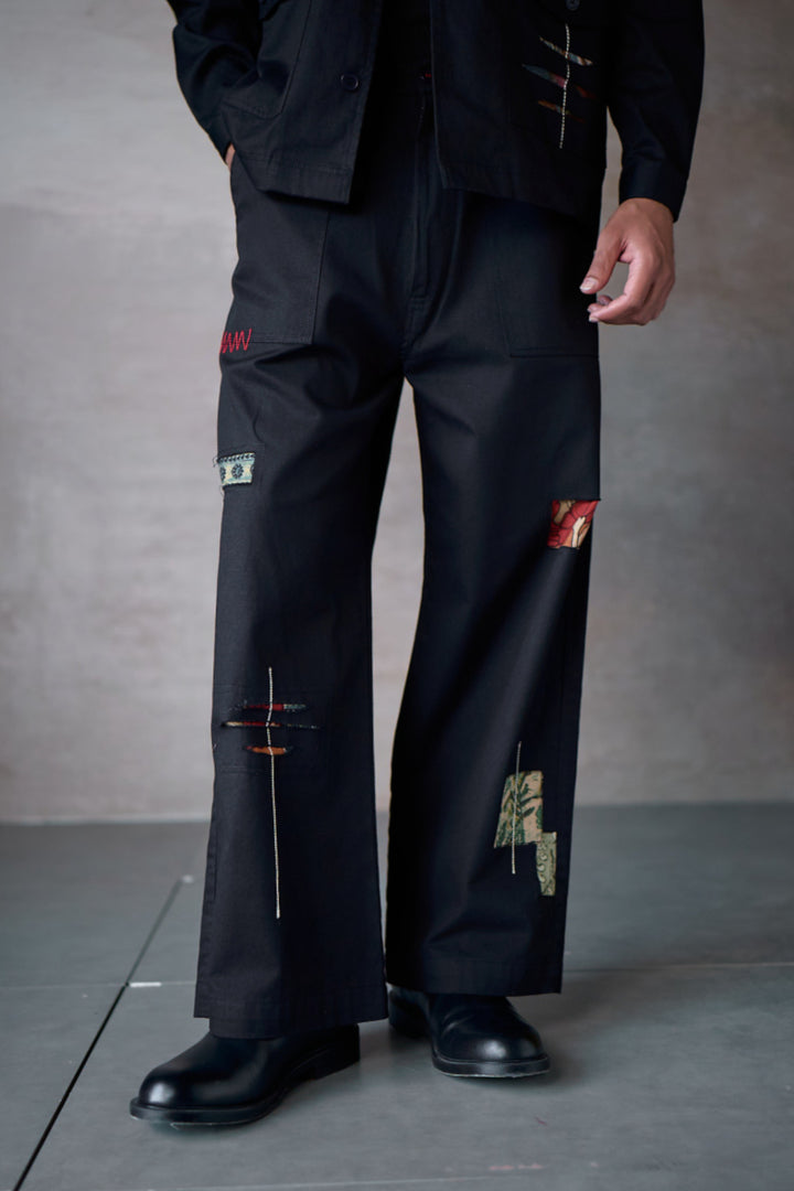 JENAB SHACKET SET-BLACK (SET OF2)