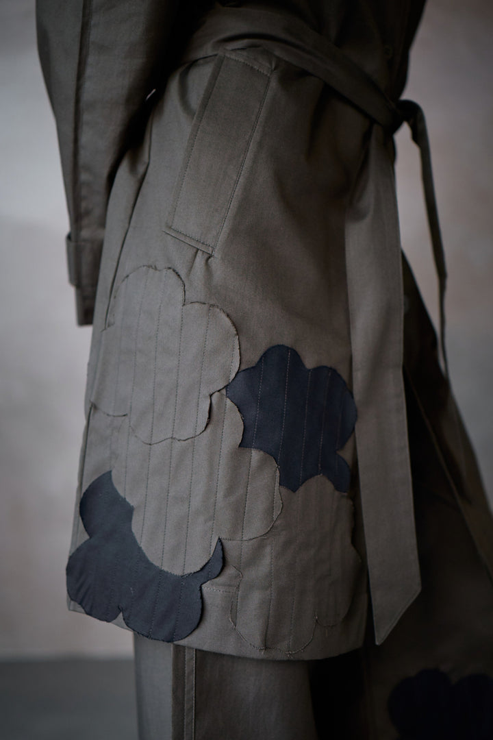 ADREA TRENCH SET-NOMAD OLIVE