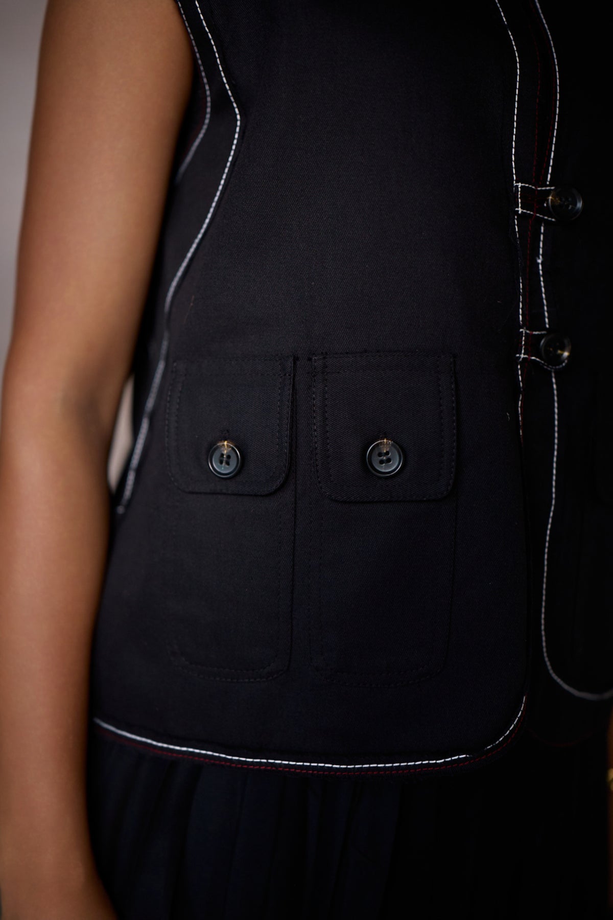 ALVARO UTILITY JACKET-BLACK