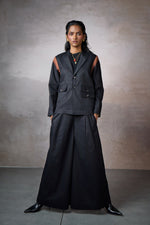 Load image into Gallery viewer, TAILORED BLAZER SET-BLACK
