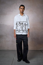 Load image into Gallery viewer, JASHN OVERSIZED SHIRT-INK
