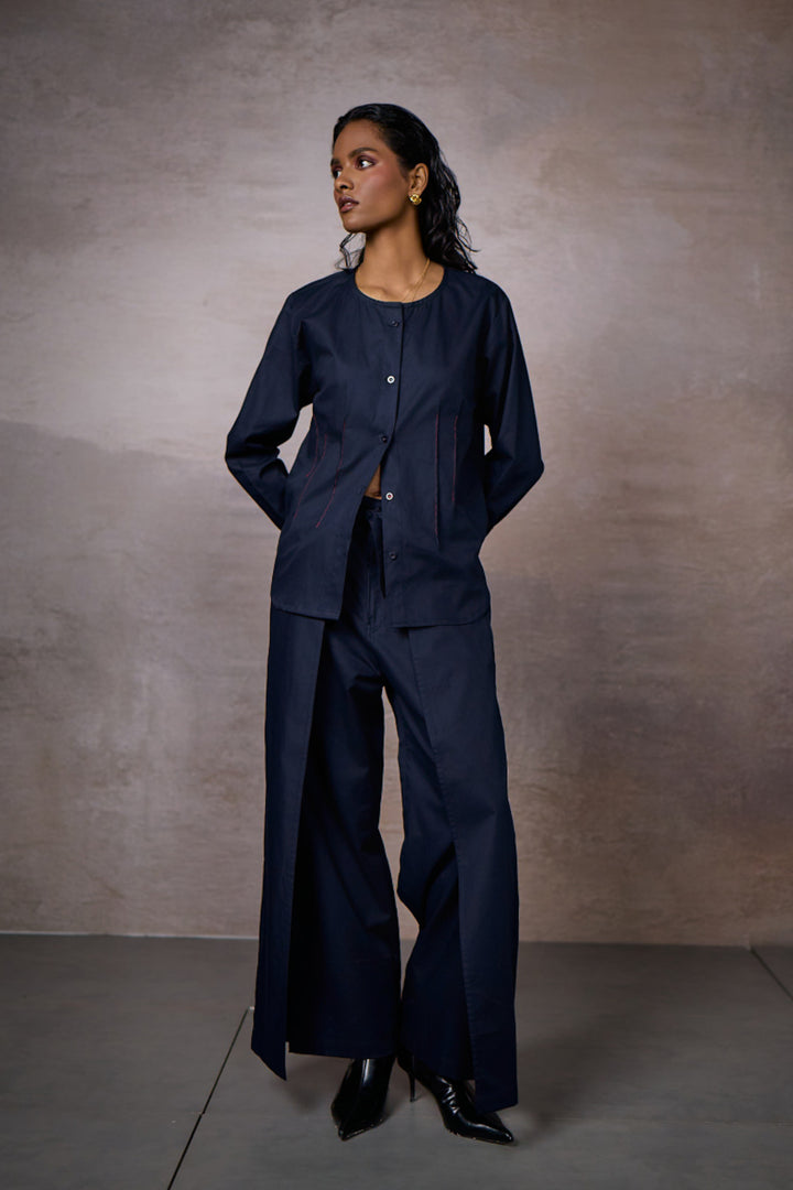 NEWYORKER SHIRT SET- NAVY