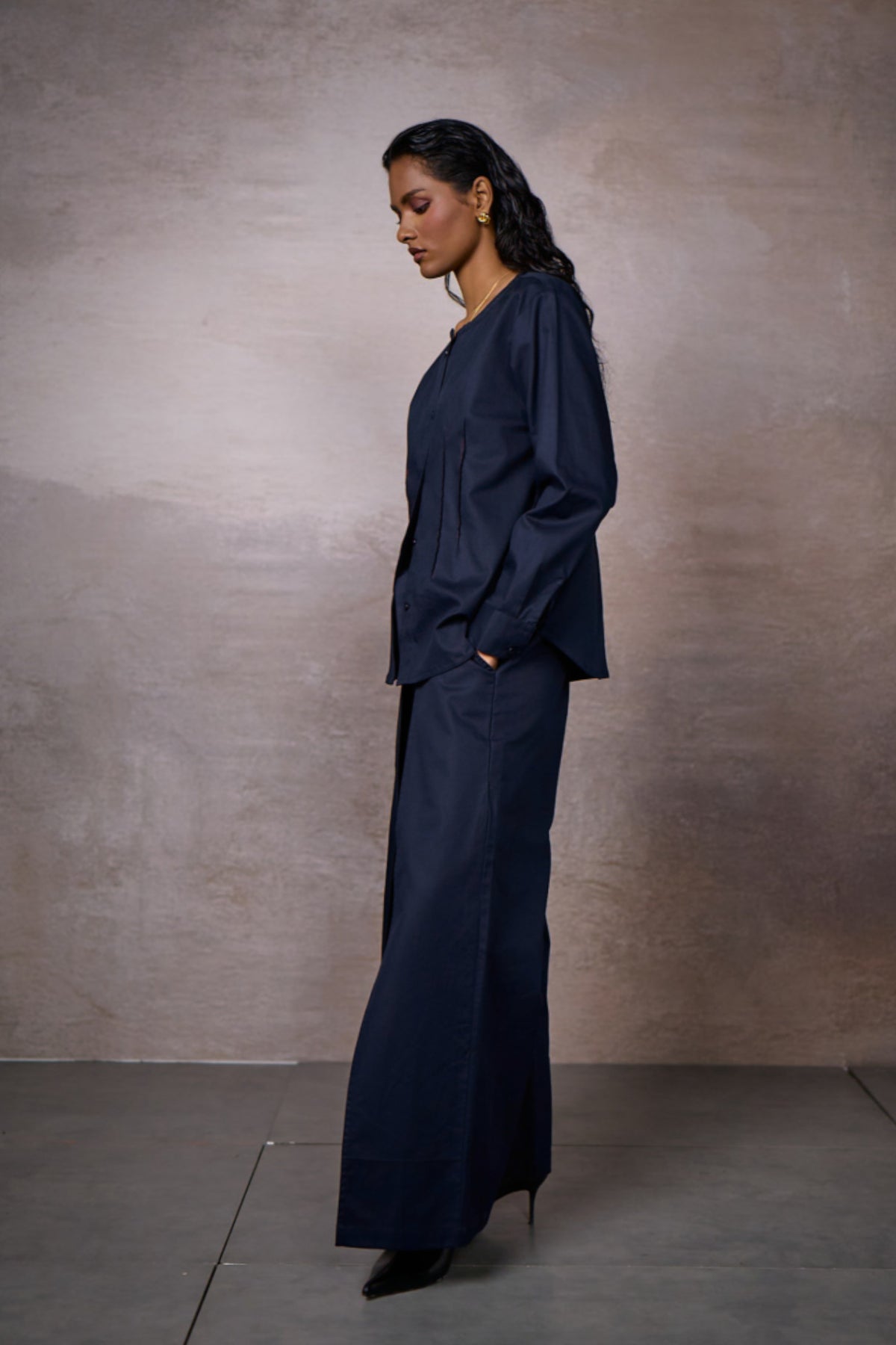 NEWYORKER SHIRT SET- NAVY