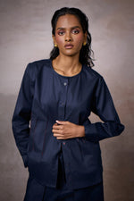 Load image into Gallery viewer, NEWYORKER SHIRT SET- NAVY
