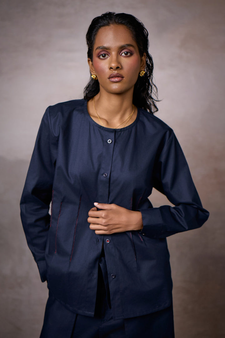 NEWYORKER SHIRT SET- NAVY