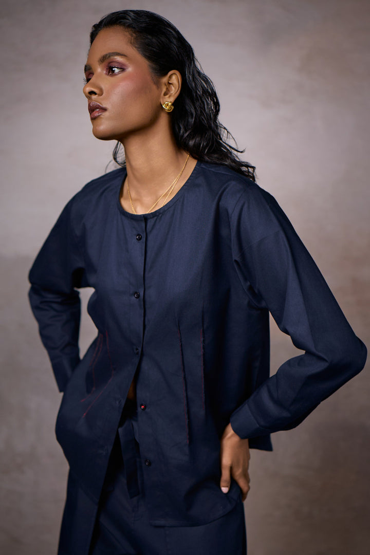 NEWYORKER SHIRT SET- NAVY