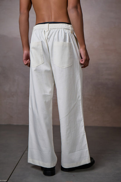 DOODLE PANTS-COTTON TWILL