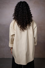 Load image into Gallery viewer, KALAKAAR  EMBLEM SHIRT- BEIGE
