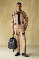 Load image into Gallery viewer, BOLDEN-WOVEN LEATHER BACKPACK
