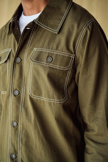BRENDON BUTTON DOWN JACKET SET  (SET OF 2)