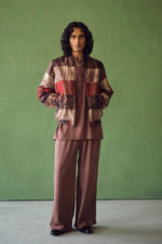 Load image into Gallery viewer, SAHEB BOMBER JACKET SET-AJRAK
