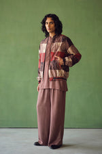 Load image into Gallery viewer, SAHEB BOMBER JACKET SET-AJRAK
