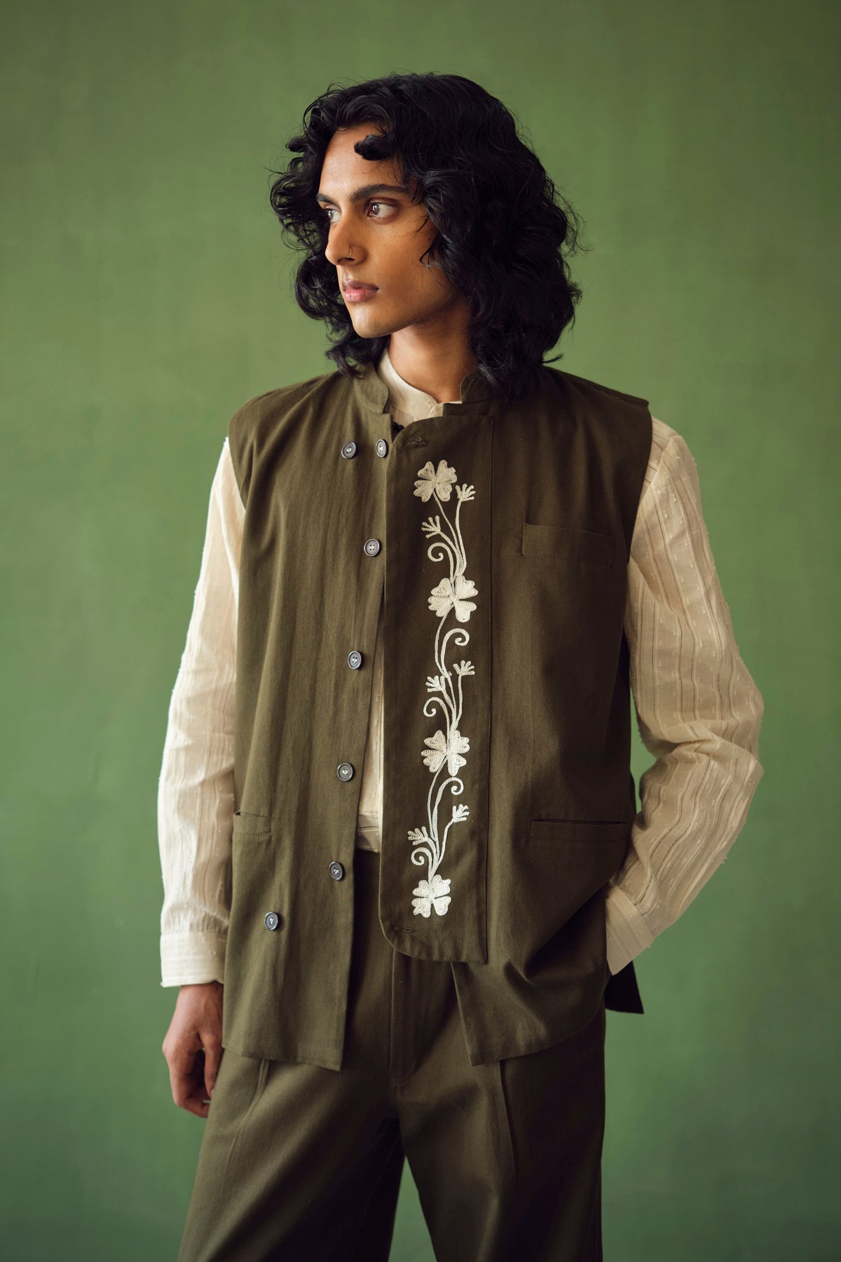 PACHO EMBROIDERED SET-INDIE (SET OF 2)