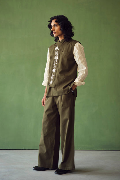 PACHO EMBROIDERED SET-INDIE (SET OF 2)