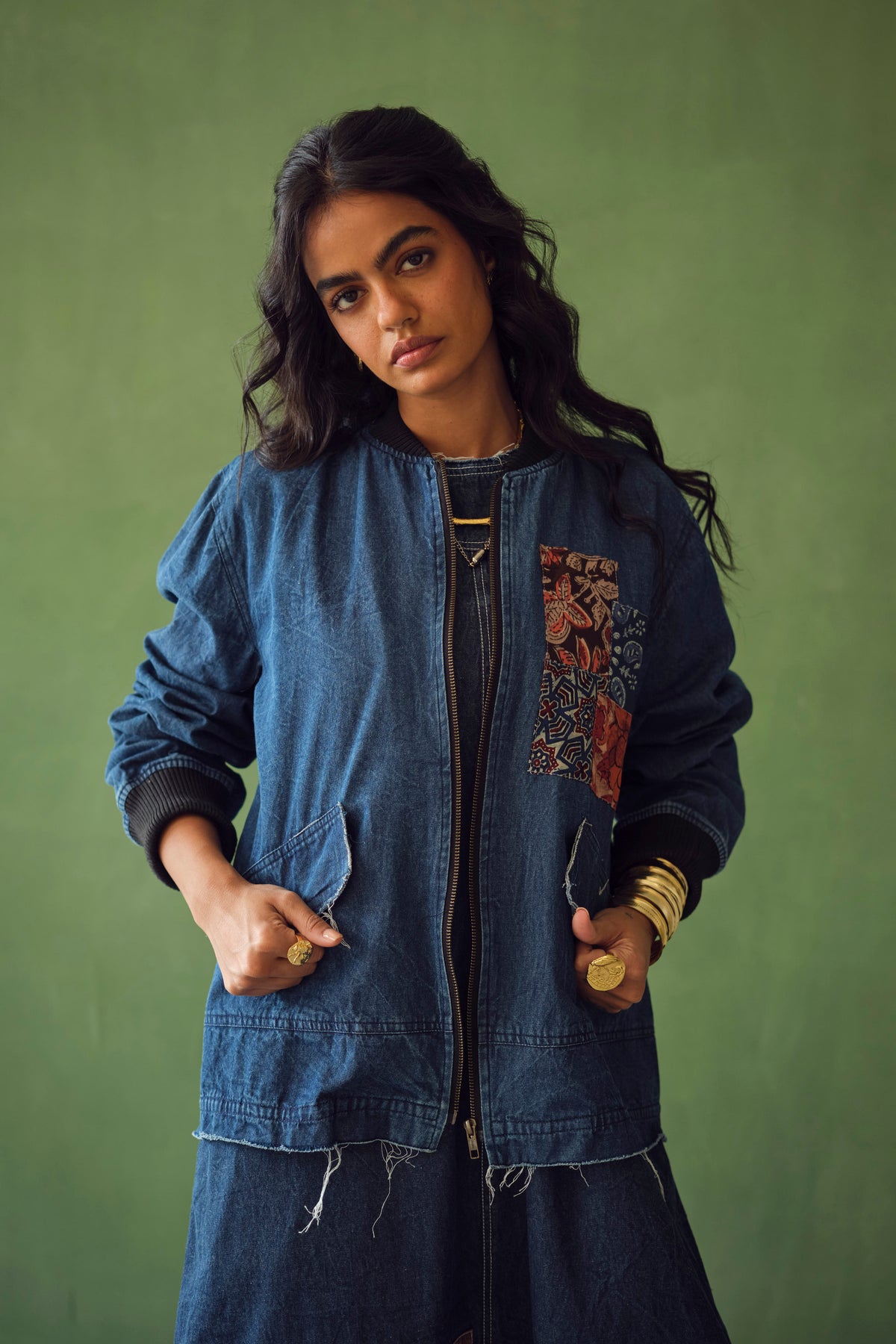 PORTLAND DENIM BOMBER JACKET