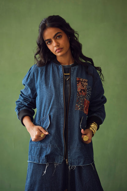 PORTLAND DENIM BOMBER JACKET