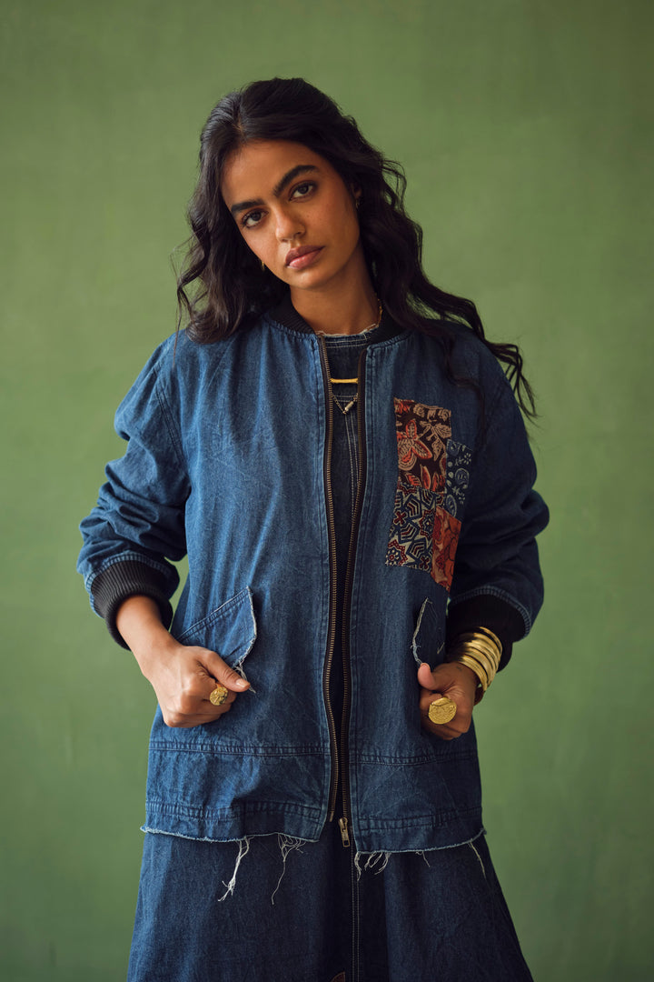 PORTLAND DENIM BOMBER JACKET