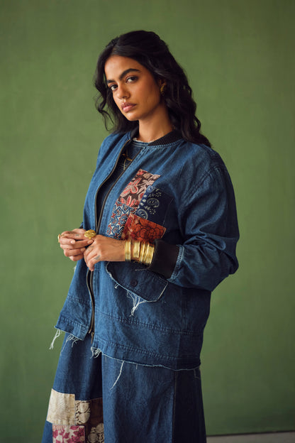 PORTLAND DENIM BOMBER JACKET