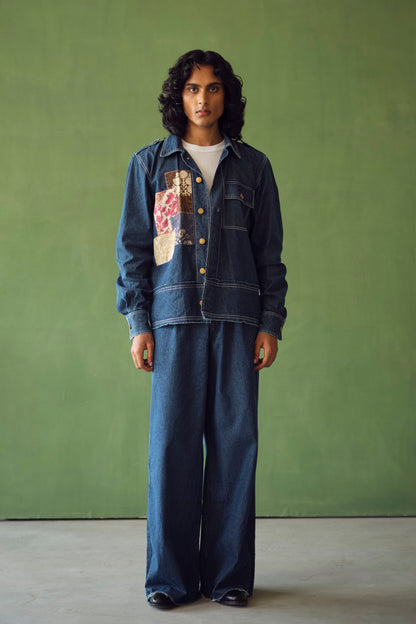 YORKSHIRE DENIM SET -PATCHWORK