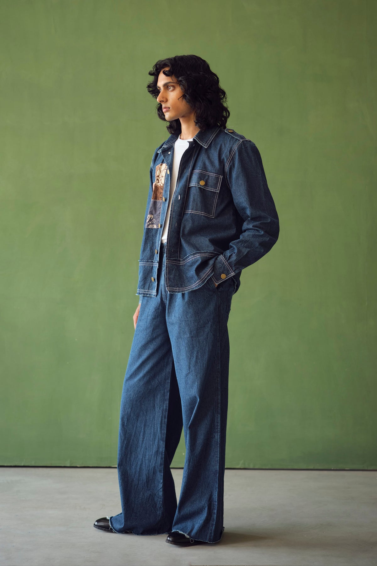 YORKSHIRE DENIM SET -PATCHWORK