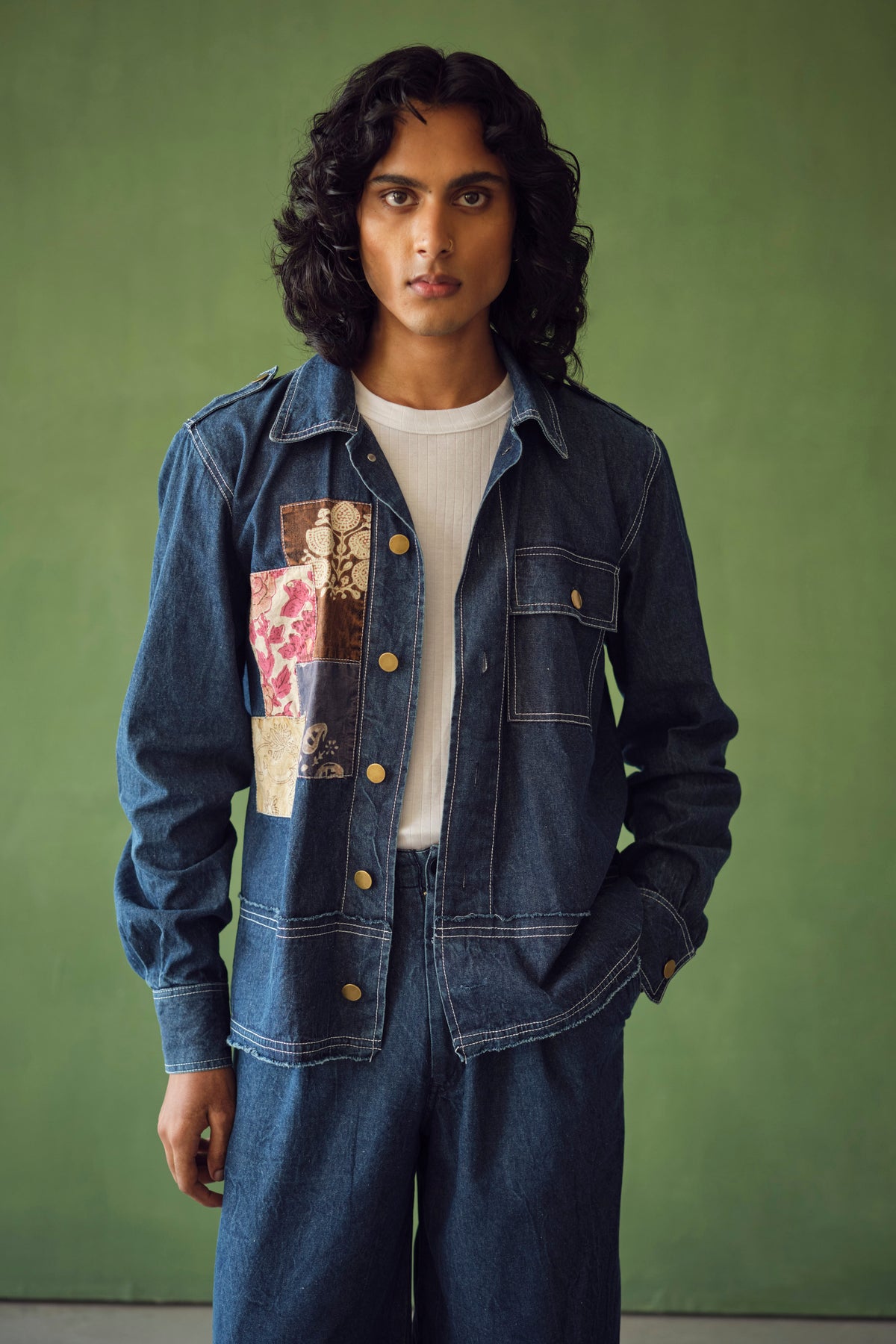 YORKSHIRE DENIM SET -PATCHWORK