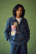 Load image into Gallery viewer, YORKSHIRE DENIM JACKET -PATCHWORK
