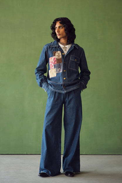 YORKSHIRE DENIM SET -PATCHWORK