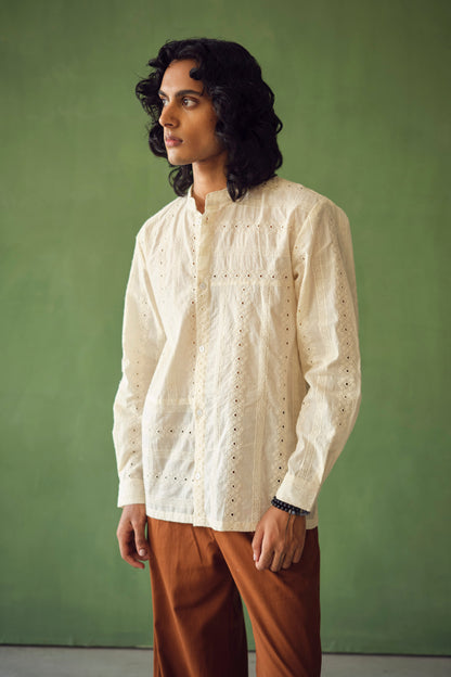 ZORA INDIE SHIRT-EMBROIDERED