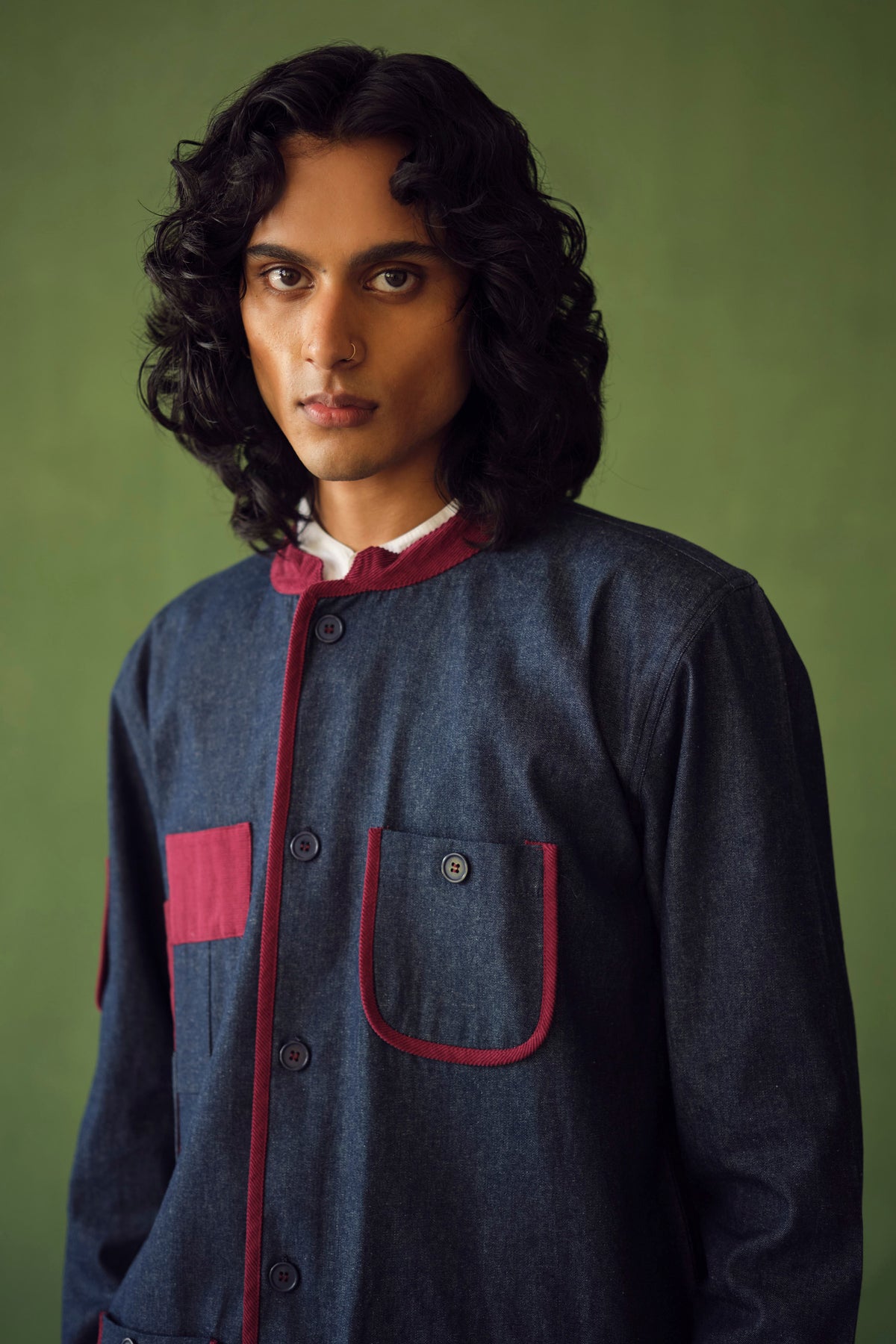 SARTORIAL DENIM SHACKET