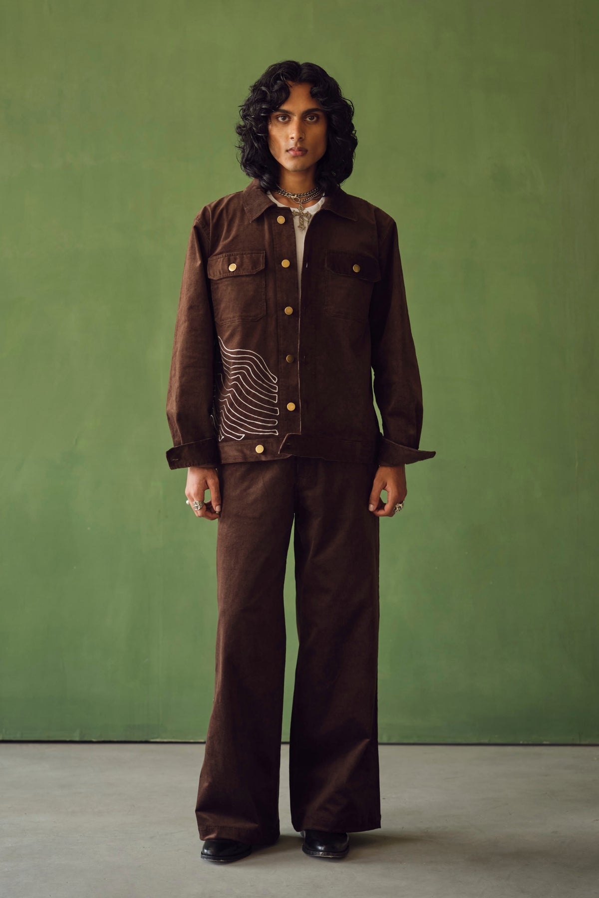 OLIVER CORDUROY JACKET  - TAN