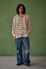 Load image into Gallery viewer, BOIS OVERSIZED CHEVRON HOODIE
