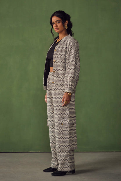 NEWYORKER STREET SET-CHEVRON CROCHET