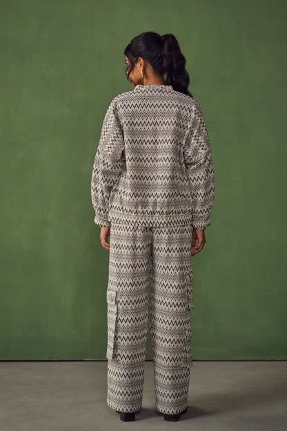 NEWYORKER STREET SET-CHEVRON CROCHET