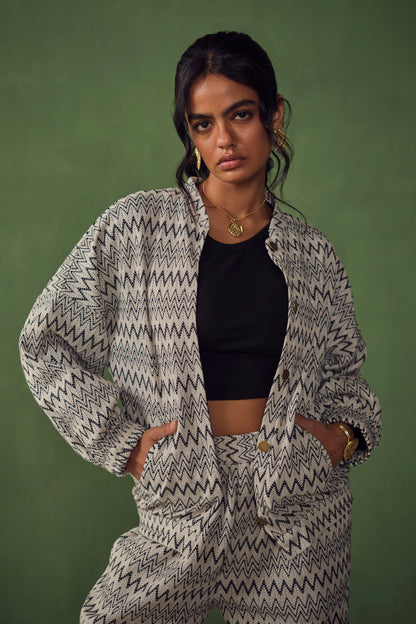 NEWYORKER STREET SET-CHEVRON CROCHET