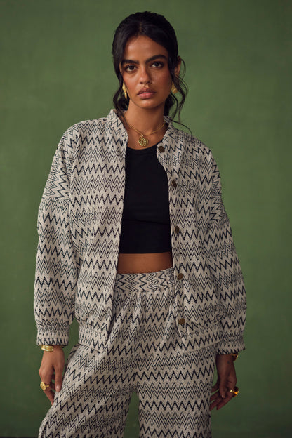 NEWYORKER STREET SET-CHEVRON CROCHET