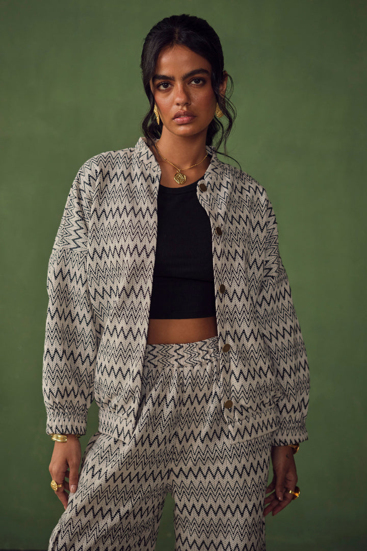 NEWYORKER STREET SET-CHEVRON CROCHET