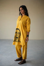 Load image into Gallery viewer, SCREAMER CO-ORD SET-YELLOW
