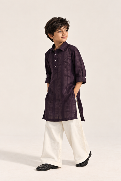 Lil Roy Silk Kurta Set