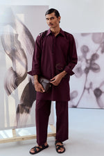 Load image into Gallery viewer, DOODLE PATHANI KURTA SET-VINO