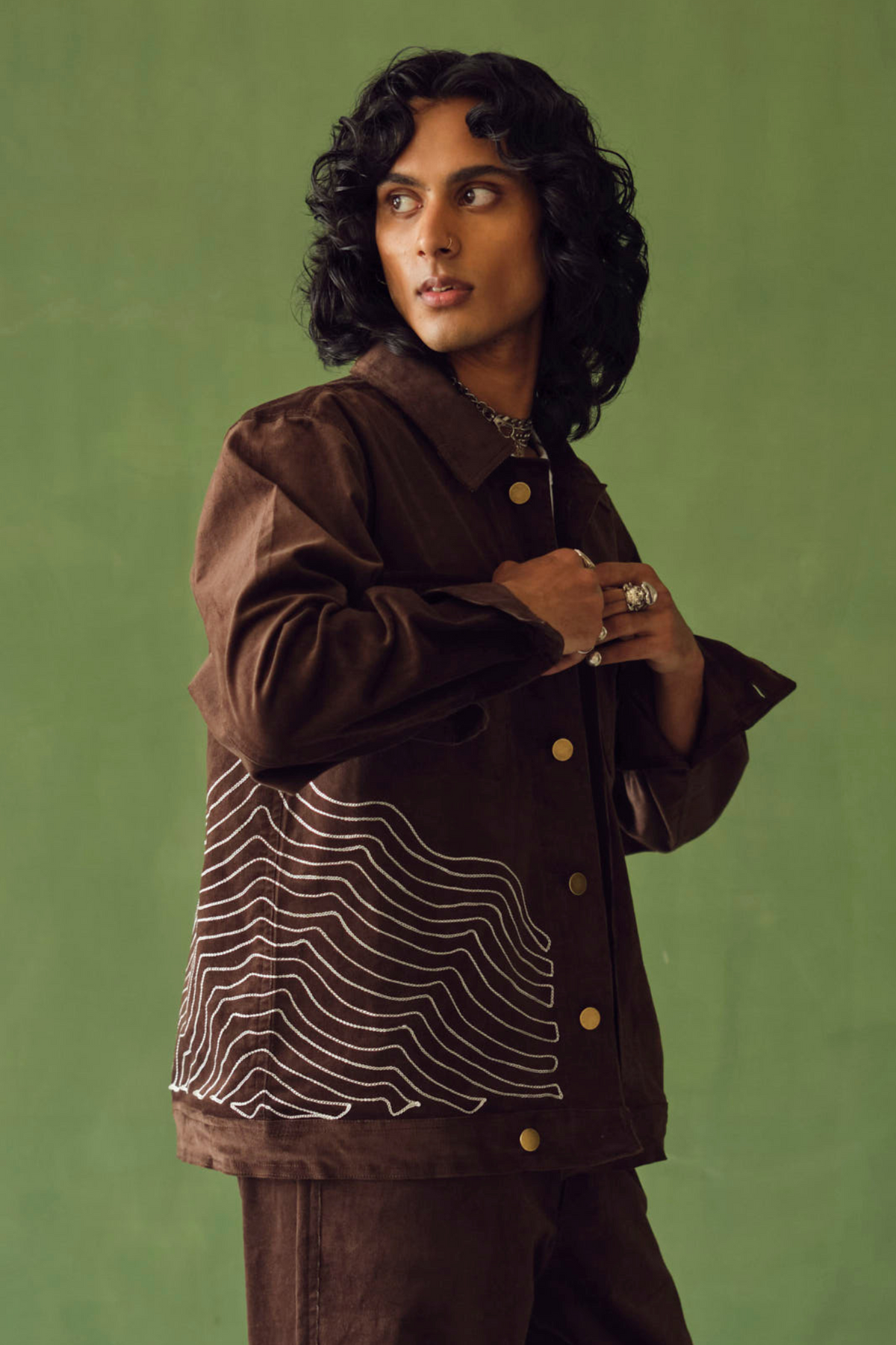 OLIVER CORDUROY JACKET  - TAN