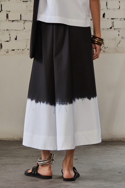 TONK DRIP SKIRT- BLACK